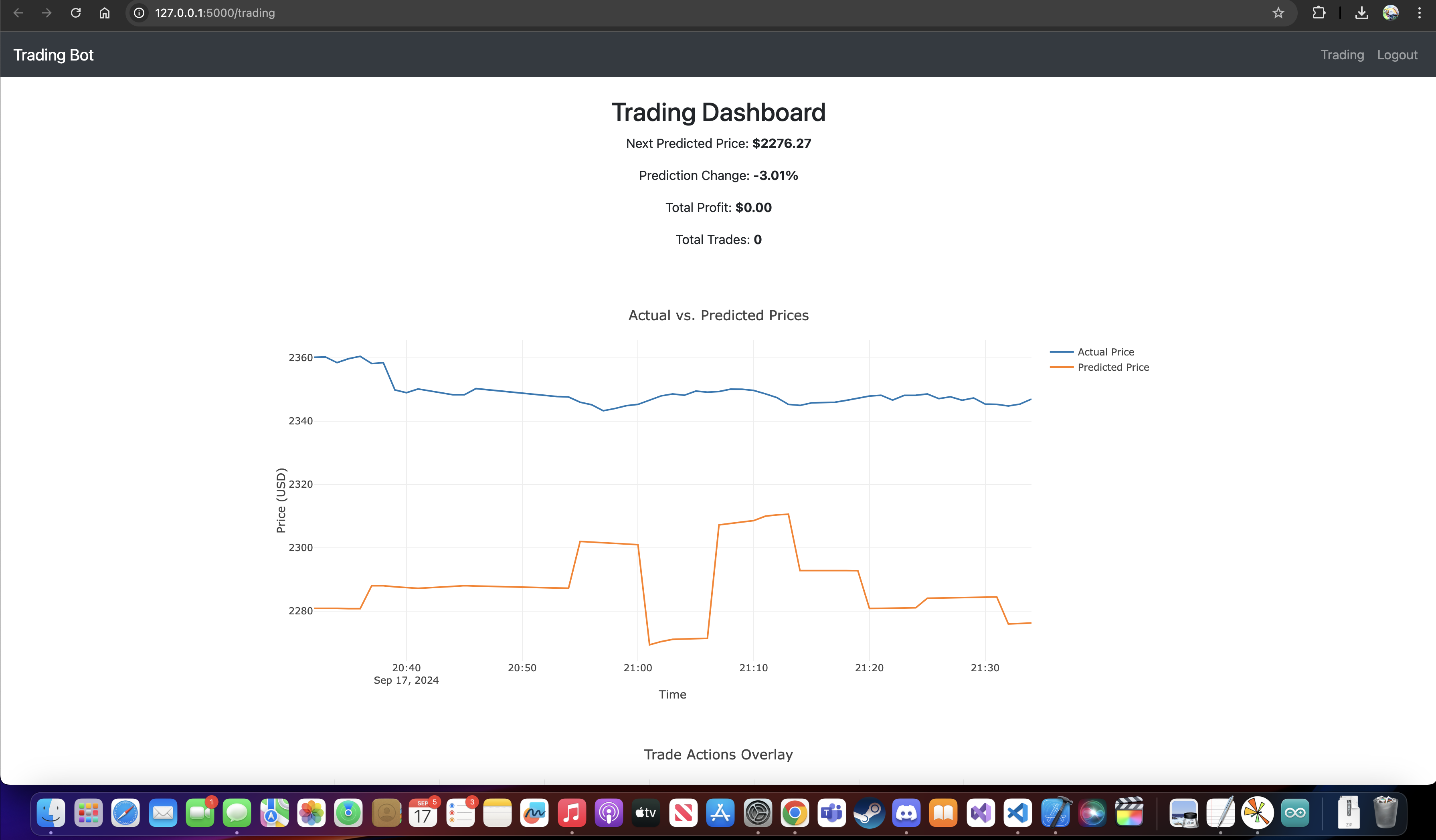 Cryptocurrency Trading App